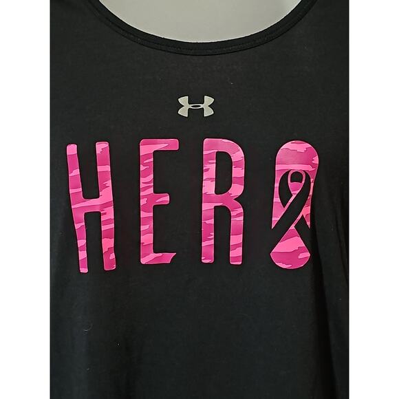 Under Armour Women's "Hero" Mesh Back Tee – Size Unknown - Picture 3 of 4